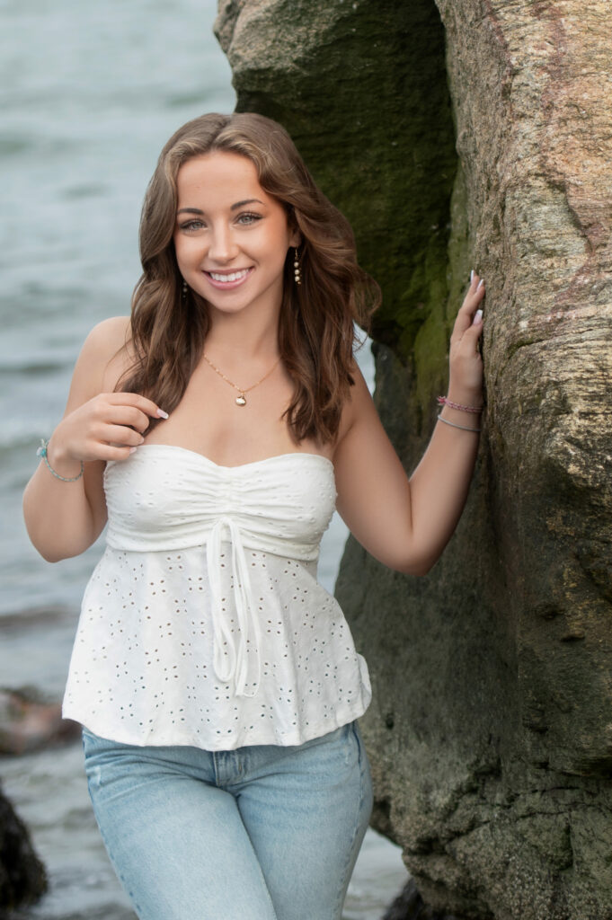 amazing light for this Senior  at Meigs Point, Hammonasset Beach State Park, Madison CT