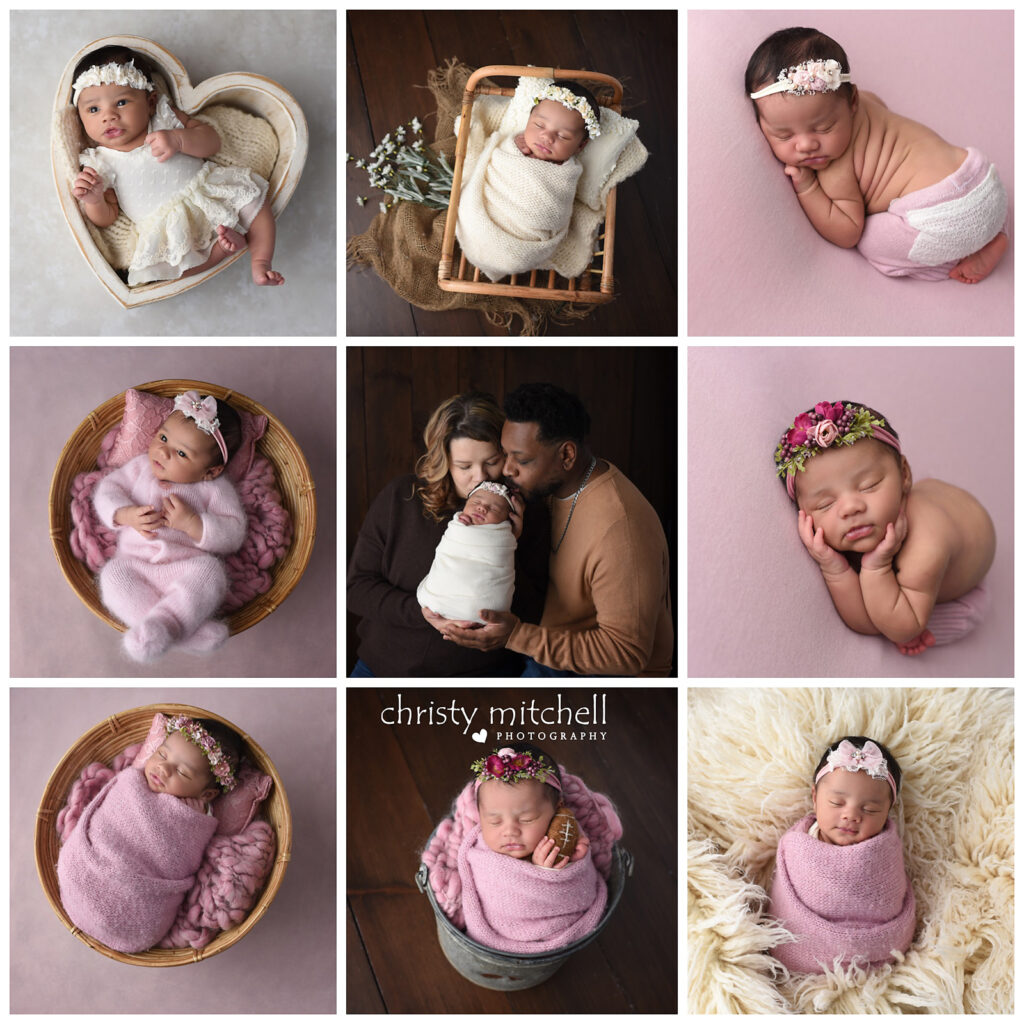 Cozy studio newborn session in Wallingford, CT 