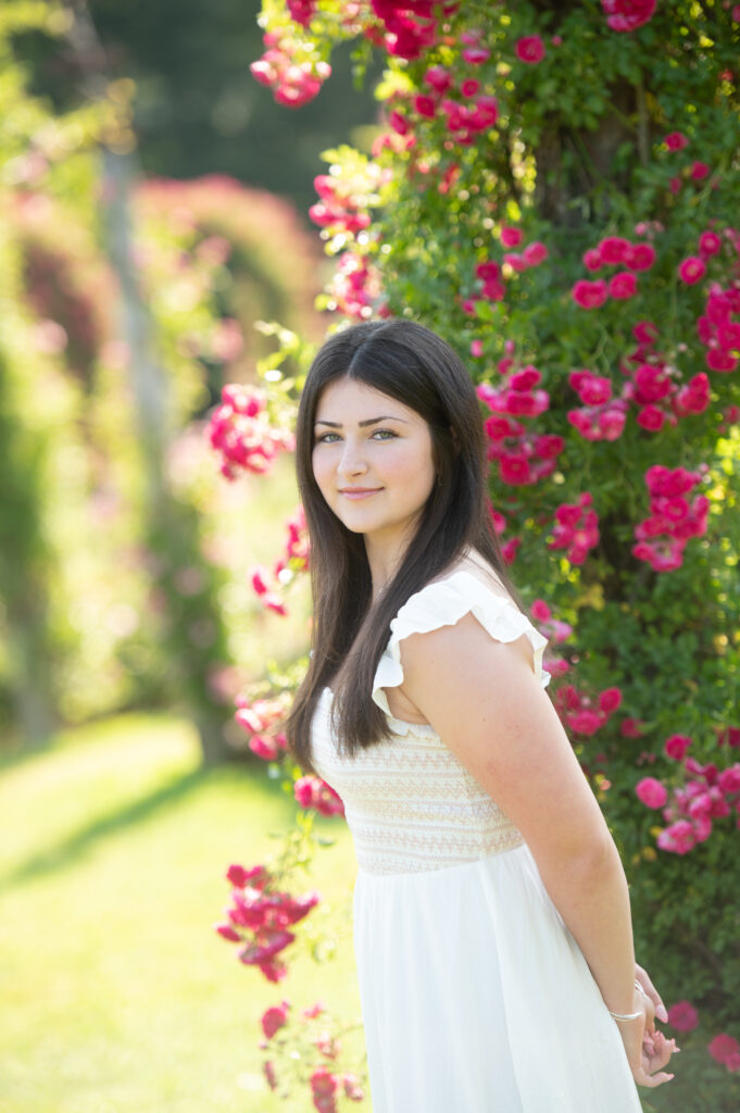 senior session at the beautiful Elizabeth Park , West Hartford CT 