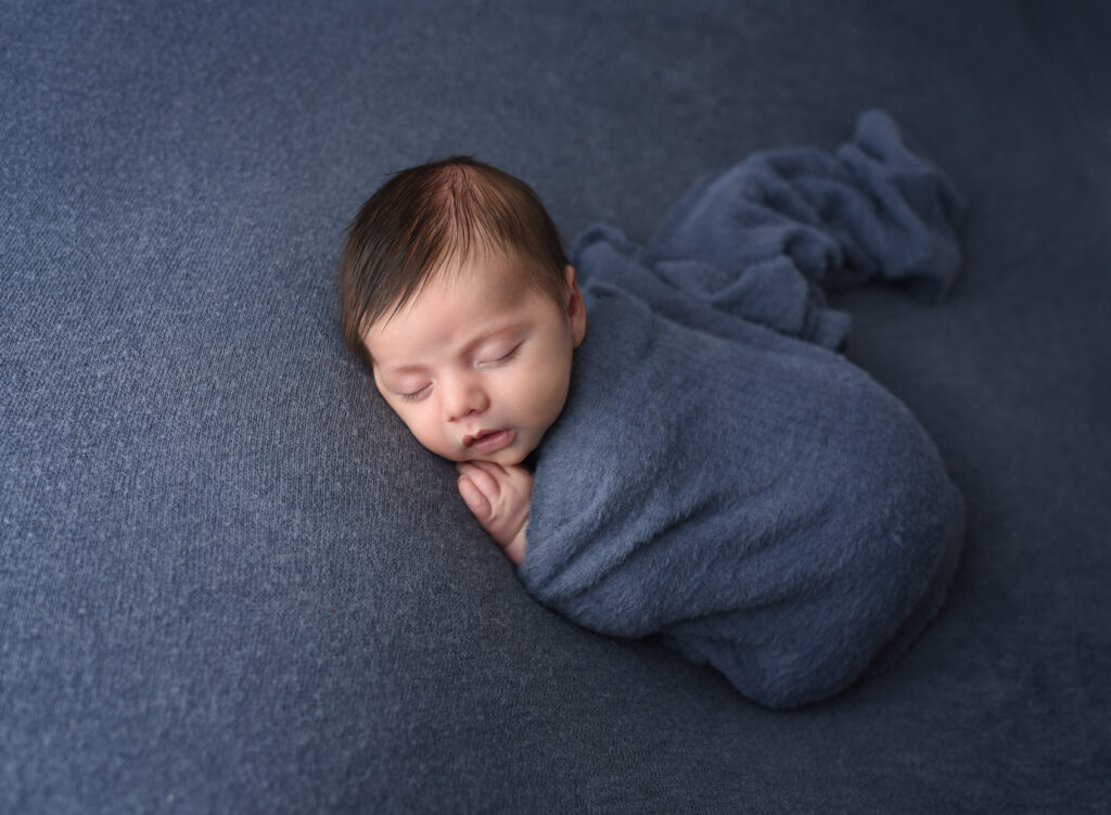 Denim blue cozy wrap baby all snuggle up 